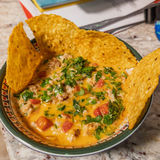 Area 51 High-Protein Turkey Queso Dip (Real Cheese, No Shortcuts)