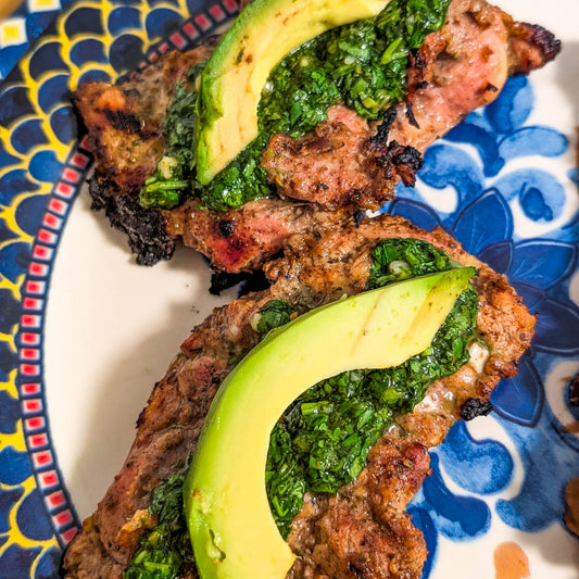 Jerk Chicken with Space X Tomatillo Chimichurri (Oven or Grill)